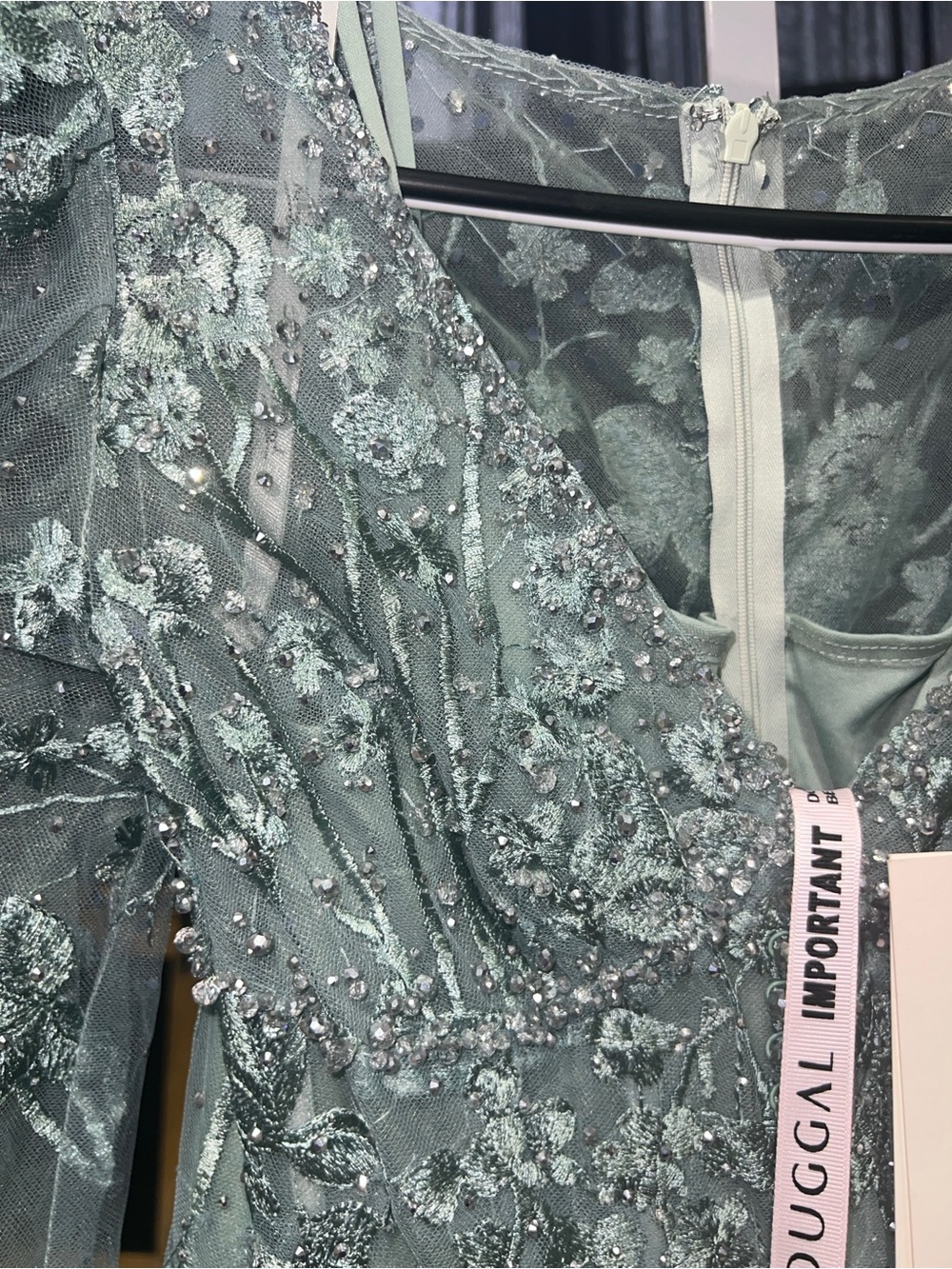 Mac Duggal 20512 NWT Long Sleeve Formal Dress - Picture 8 of 10